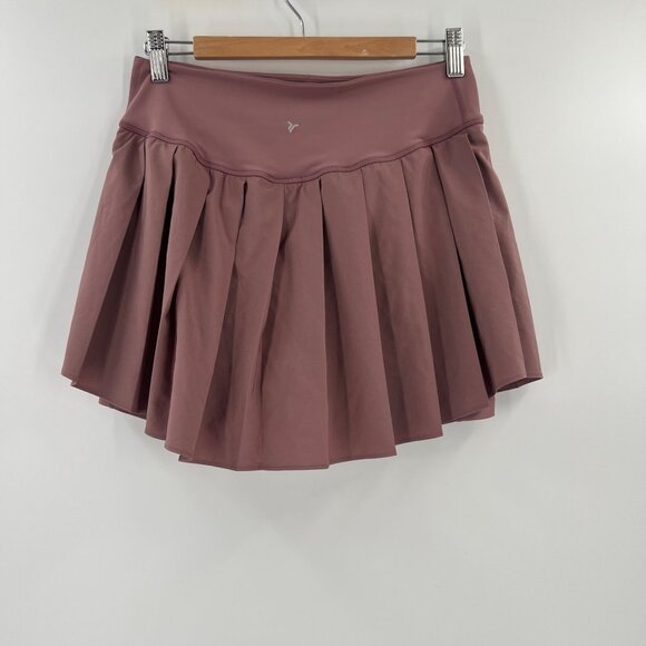 Old Navy M Mauve Pink Pleated Tennis Skort - Picture 2 of 7